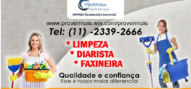 Precisando de serviço de diarista e faxina