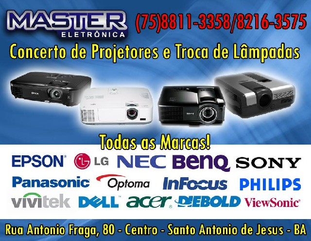 Manutenção em projetores multimídia