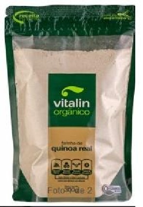 Foto 1 - Farinha de quinoa real orgnica vitalin 300 g
